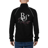 Piped Fleece Jacket BS Cherry-tree