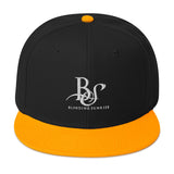 Snapback Hat BS White Logo