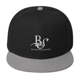 Snapback Hat BS White Logo