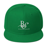 Snapback Hat BS White Logo