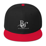 Snapback Hat BS White Logo