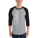 3/4 sleeve T-shirt BS Vertical White Logo (Man)