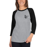 3/4 sleeve T-shirt BS Black Logo