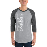 3/4 sleeve T-shirt BS Vertical White Logo (Man)
