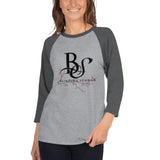 3/4 sleeve T-shirt BS Cherry-tree Black Logo
