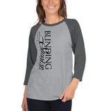 3/4 sleeve T-shirt BS Vertical Black Logo