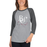 3/4 sleeve T-shirt BS Cherry-tree White Logo