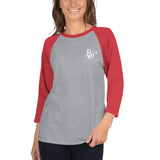 3/4 sleeve T-shirt BS White Logo