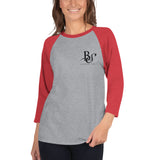 3/4 sleeve T-shirt BS Black Logo