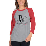3/4 sleeve T-shirt BS Cherry-tree Black Logo