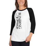 3/4 sleeve T-shirt BS Vertical Black Logo