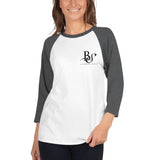 3/4 sleeve T-shirt BS Black Logo