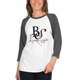 3/4 sleeve T-shirt BS Cherry-tree Black Logo