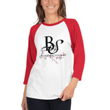 3/4 sleeve T-shirt BS Cherry-tree Black Logo