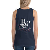 Tank Top BS-Cherry-tree White Logo (Unisex)