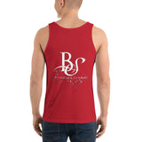Tank Top BS-Cherry-tree White Logo (Unisex)