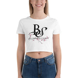 Crop Tee BS Cherry-tree Black Logo