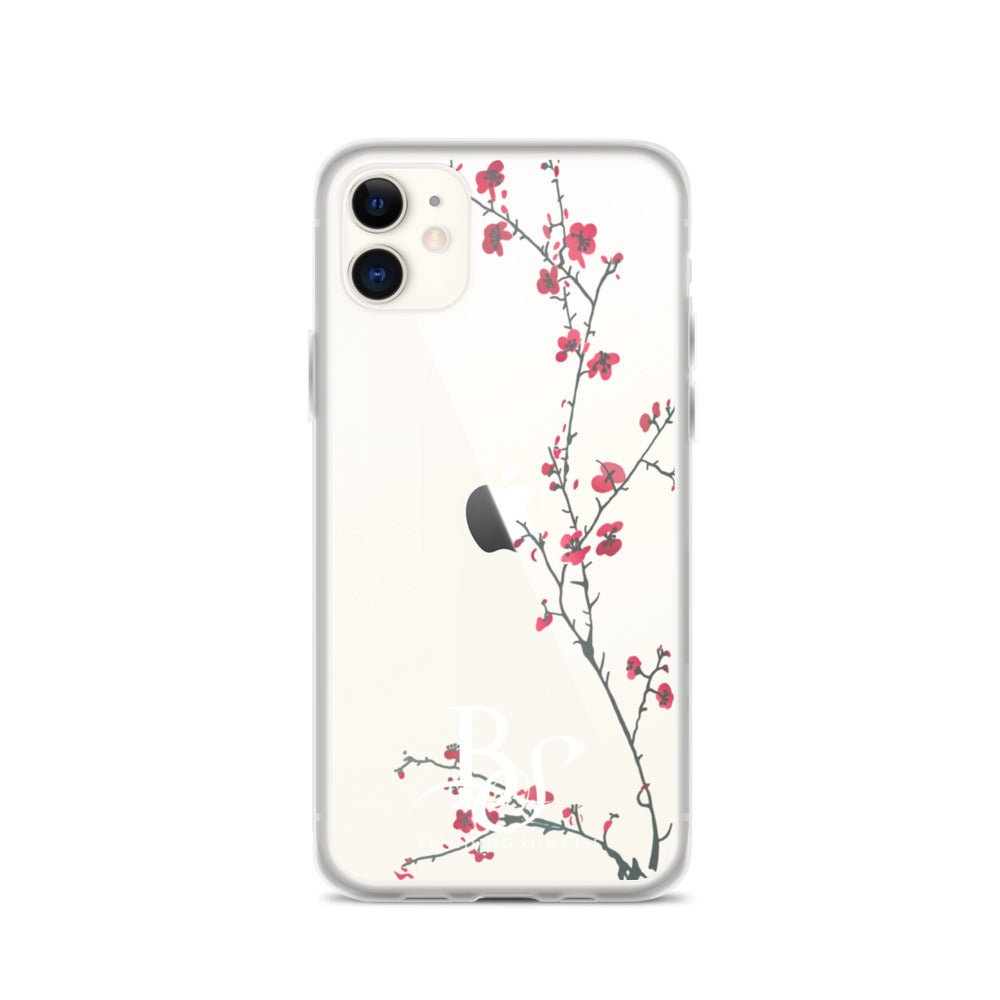 iPhone Case BS Cherry-tree White Logo – Blinding Sunrise Store iPhone Case BS Cherry-tree White Logo – Blinding Sunrise Store