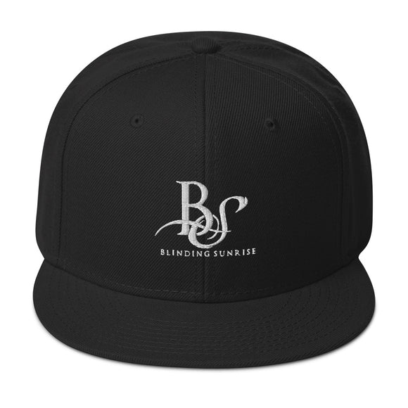 Snapback Hat BS White Logo