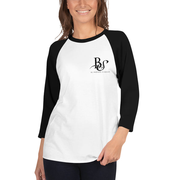 3/4 sleeve T-shirt BS Black Logo
